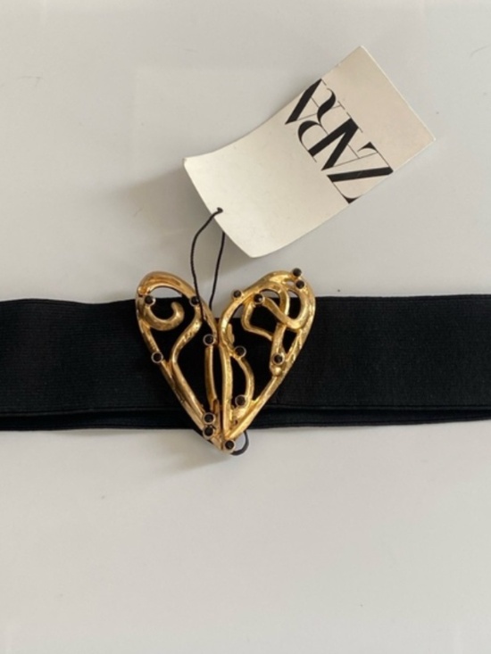 NWT Zara Heart Stretch Belt main image 6